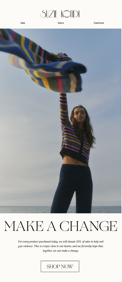 Suzie Kondi Giving Tuesday Campaign